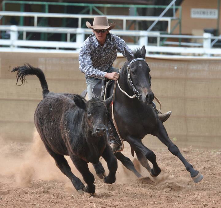 Fast and furious: Guyra competitor Tom Morgan is putting up some impressive competition at the two-day Guyra Timepiece Campdraft held over the weekend.