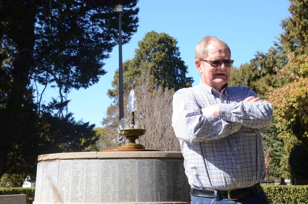 Armidale RSL Sub Branch president Max Tavener says works on the memorial are nearing completion. 