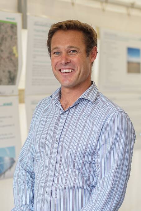 ON THE JOB Armidale-based project engineer David Ross and his team surveyed potential sites across the state and found the New England to be an ideal location.