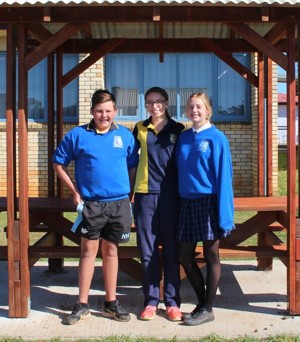 Guyra Central Students Bailey Wilson, Kelsie Youmans and Eva Knox will compete at the Sydney Olympic Park Athletics Centre on September 6.
