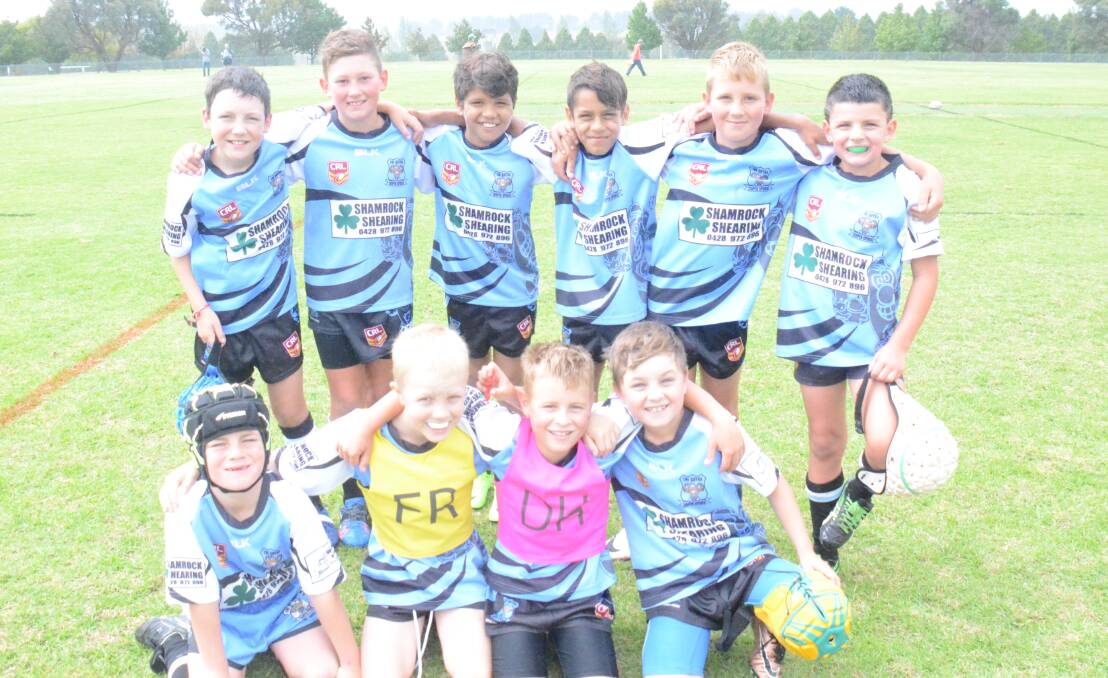 TIGHT FINISH: Guyra's under 10 side were unstoppable in crossing the tryline against Inverell and posted another big win 44-16. The junior Super Spuds face another challenge this week in their away round at Glen Innes.