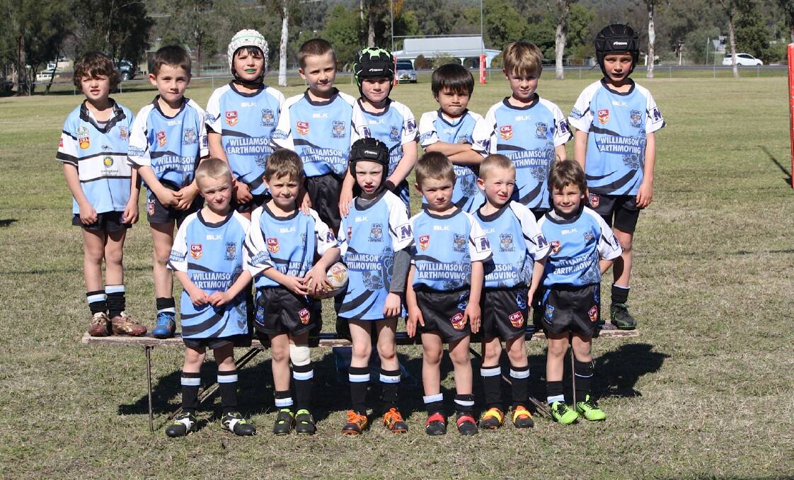 RISING STARS: The Guyra Super Spuds under 8s side will have three games in Inverell this weekend commencing at 9:30am. 