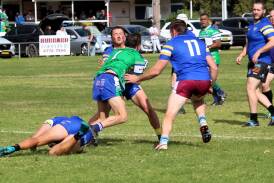 The Rams were dominant against Bingara in the men's game. Picture by Clarissa Barwick.