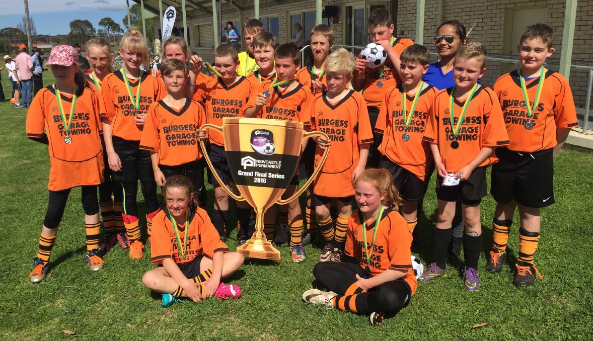SUPERSTARS: Guyra Gladiators under 12s coach Eunice Blair was proud of what the team's young stars achieved this season despite missing out on the premiership. 