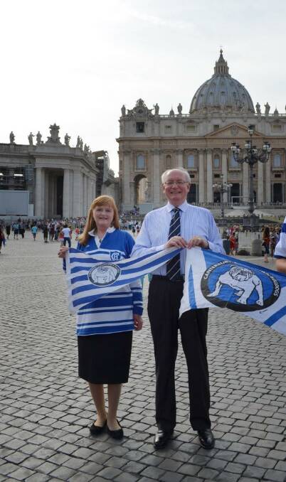 John McCarthy, QC, KCSG, may be the biggest Canterbury-Bankstown fan in the world's smallest nation.