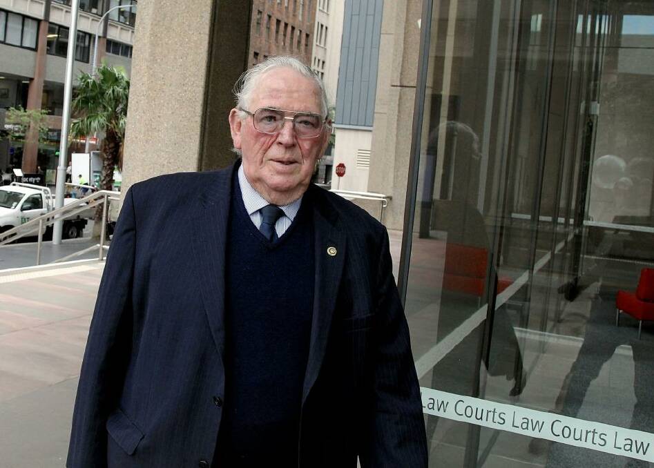 "Absence of evidence": Former Ryde mayor Ivan Petch arrives at NSW Supreme Court on Wednesday. Photo: Ben Rushton