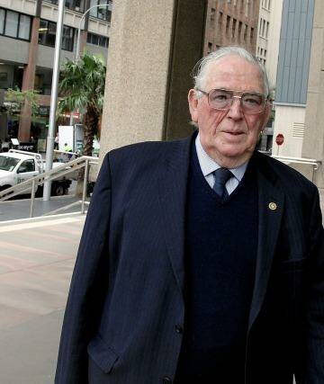 "Absence of evidence": Former Ryde mayor Ivan Petch arrives at NSW Supreme Court on Wednesday. Photo: Ben Rushton