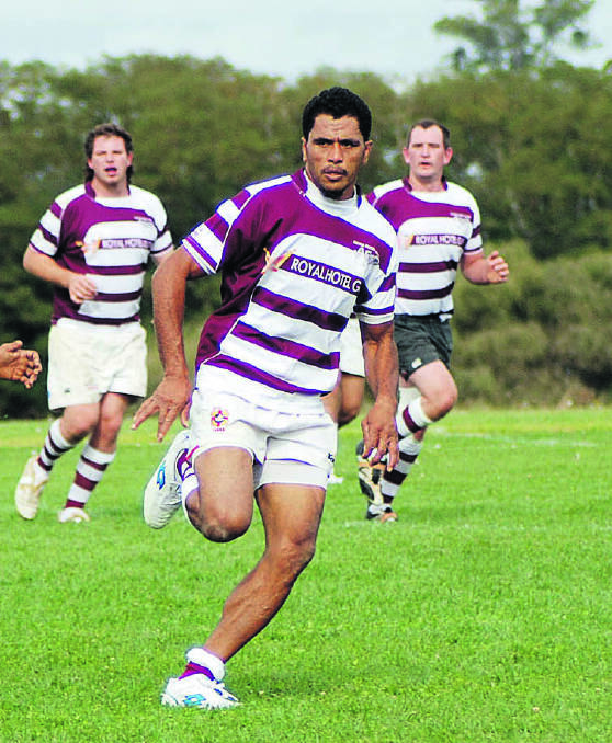 Soane Vaha’i in action for the Ghosts last year