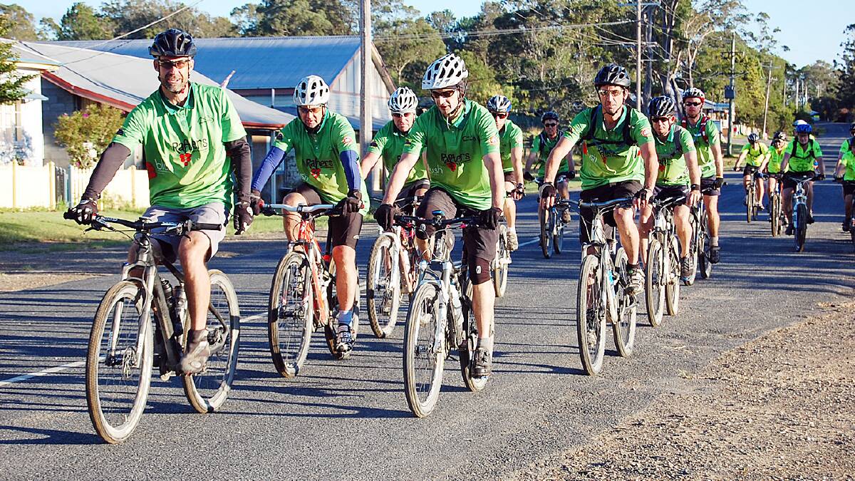 Guyra was well represented in the Tour de Rocks fund raiser last year