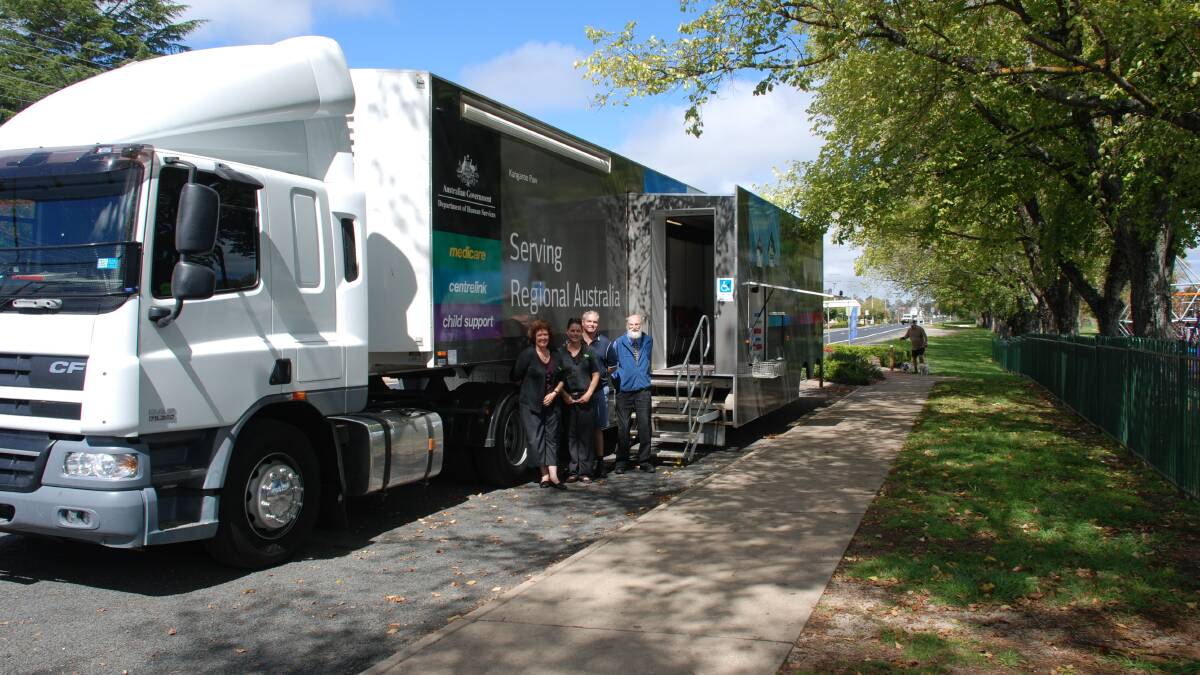 Mobile service centre coming to town