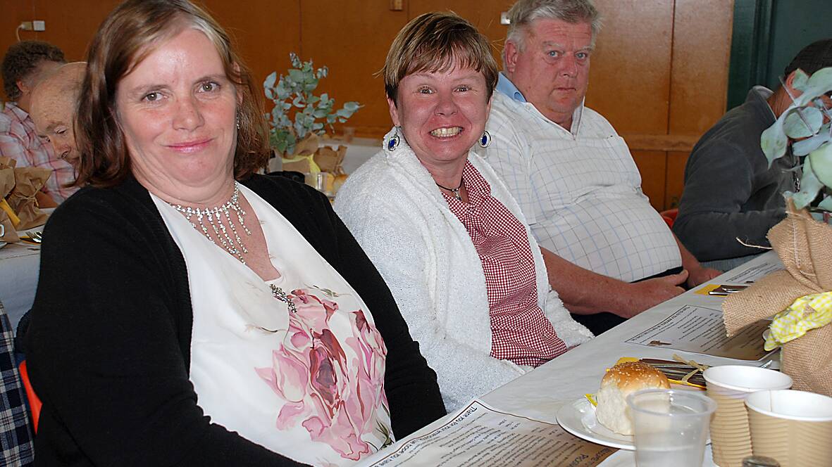 Thelma Coughlin, Dianne Bellamy and Peter Black from Walcha