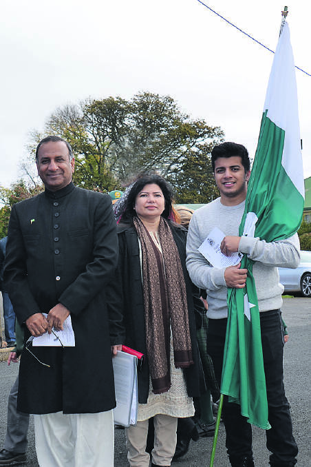 Zahoor and Najjia Ahmed with their son, Jahanzaib Zahoor