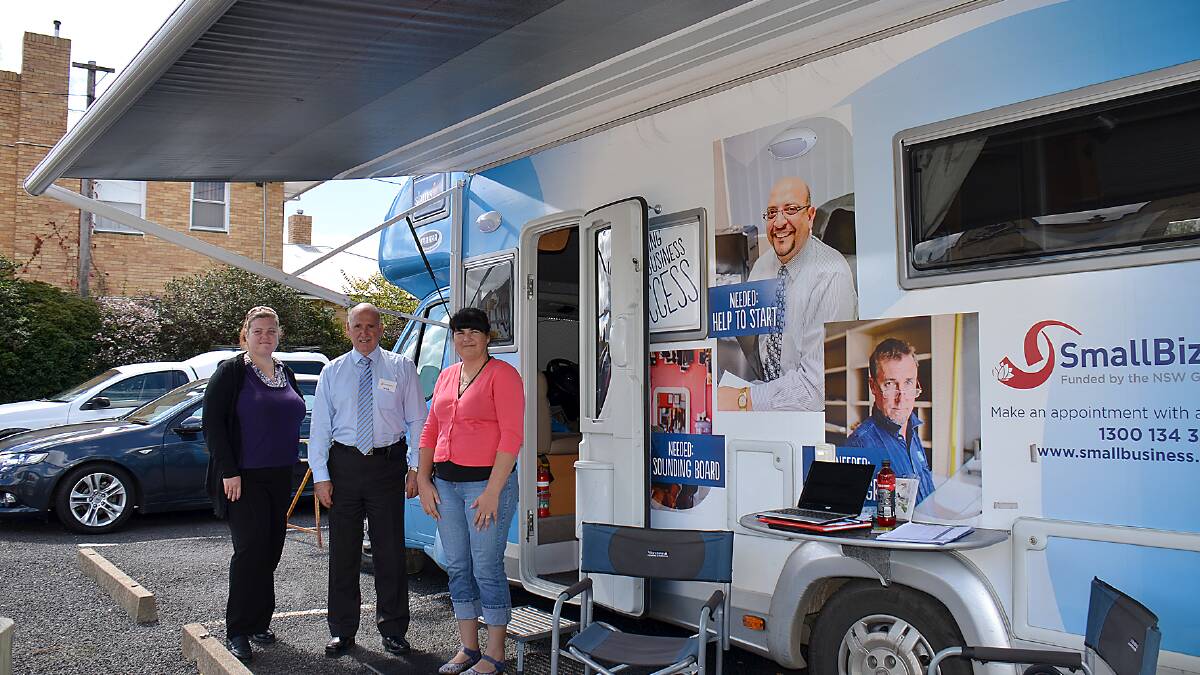 On their last visit to Guyra the Small Biz Bus was well supported
