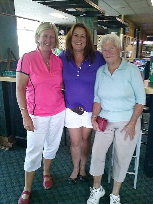 Ladies Golf Champions for2104
l to r:  C Grade Belinda Lenehan,  A Grade Karen Oehlers, B Grade Meg Simpson