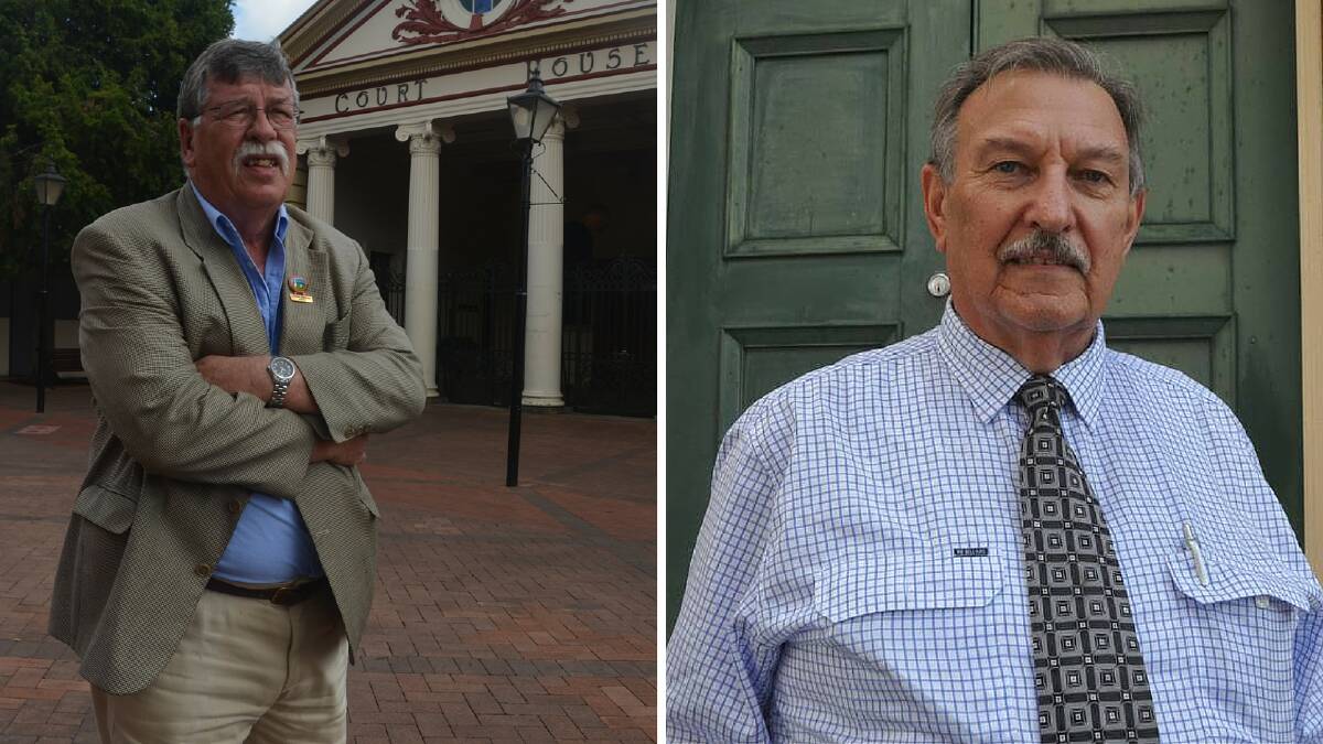 Armidale Armidale Dumaresq's Herman Beyersdorf and Guyra's Hans Hietbrink have been forced to relinquish the title of mayor.
