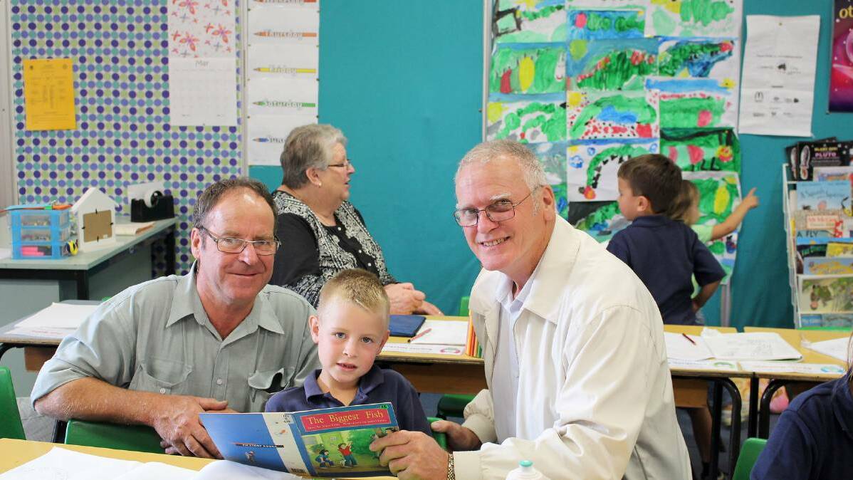 Grandparents day at Guyra Central School.