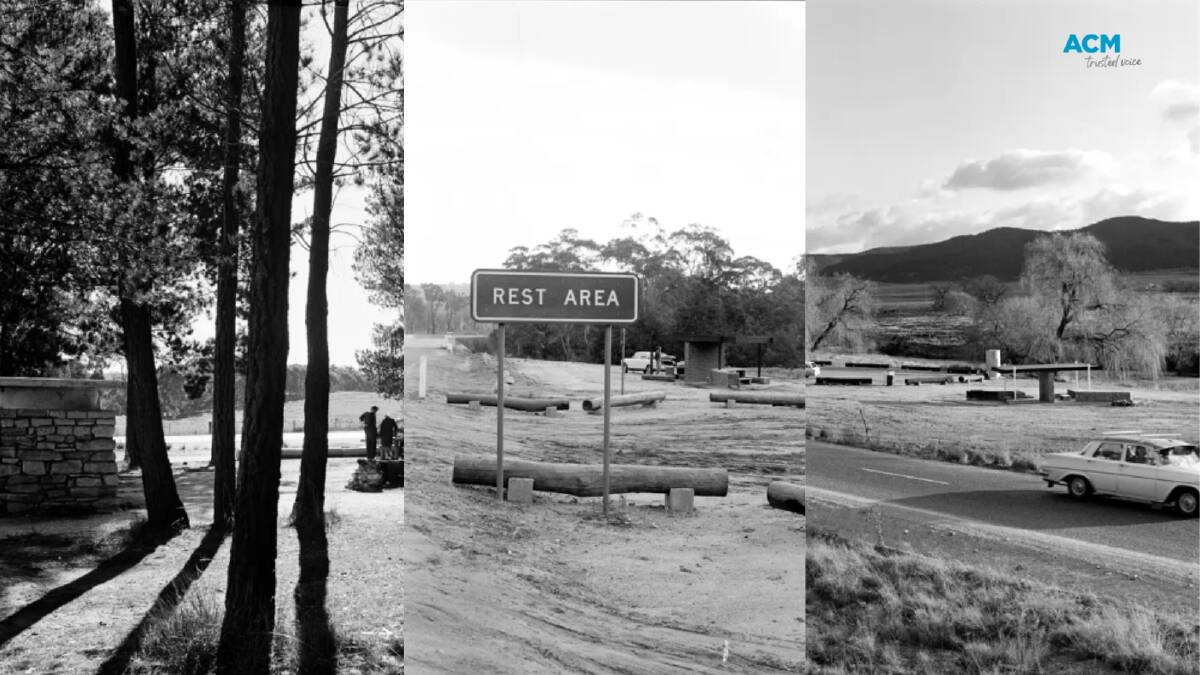 NSW rest stops in pictures taken in the 20th century as part of a photo archive. Picture supplied