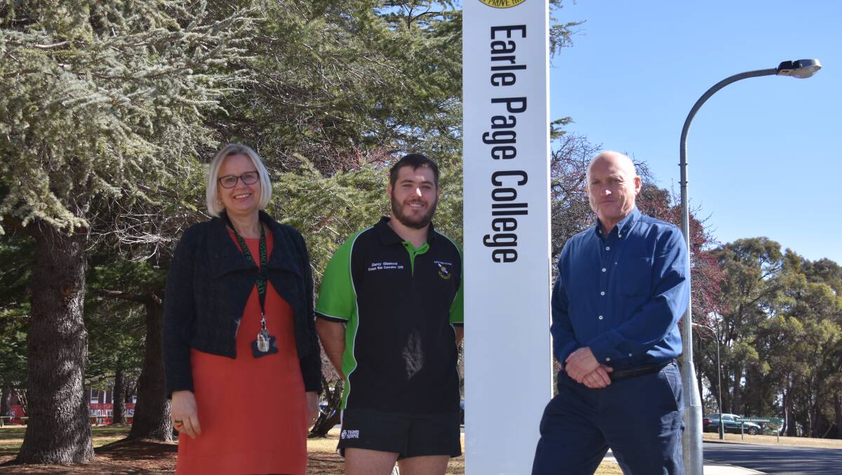 CHARITY: Earle Page's head of college Kathie Hunt, coast run convener Darcy Glassock and founder Brent Gregory are gearing up for the fun run.