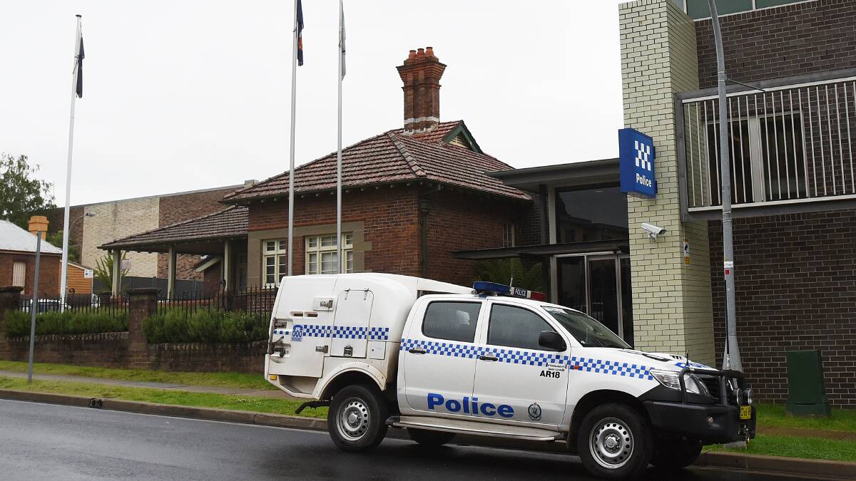 On bail: Barry Vale was charged by detectives at Armidale Police Station on Sunday.