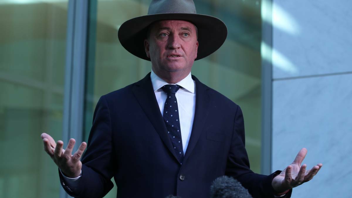 STEP UP: Former agriculture minister Barnaby Joyce calls on the state governments to do more to help drought-stricken farmers. 