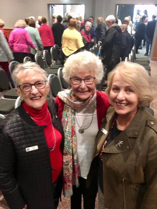 Armidale CWA delegates Emmie Forge, Ruth Blanch and Pam Hulme at the CWA of NSW State Conference in Albury.