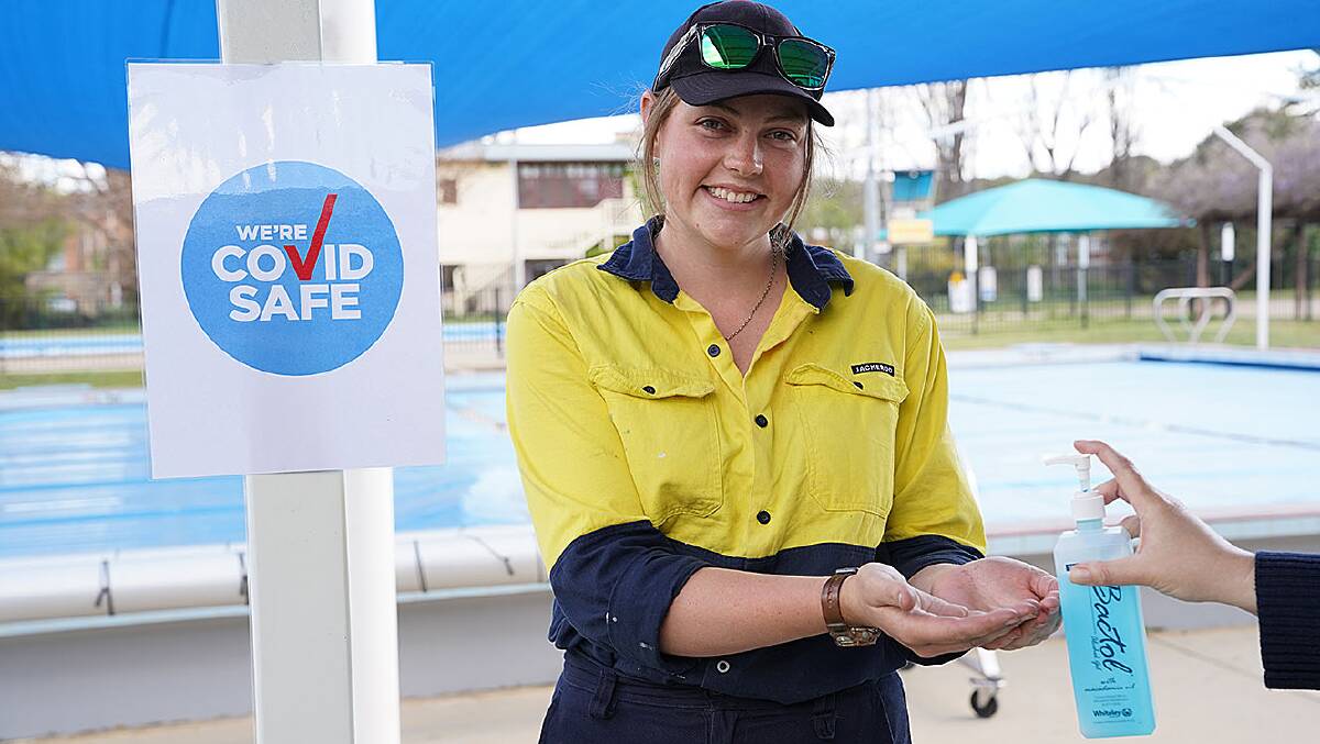 Senior lifeguard Kimberley Rowbottom and the team are preparing the pools to be COVID-safe this summer.