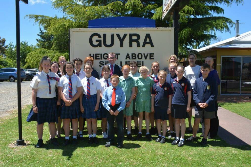 LEADERS LUNCHEON: Pupils from schools including Guyra Central and Black Mountain attended the luncheon on Monday.