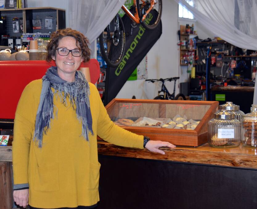 A FRESH FEEL:  Apple Tree Garden owner Kellie Lockyer hopes the upgrade will encourage vibrancy.