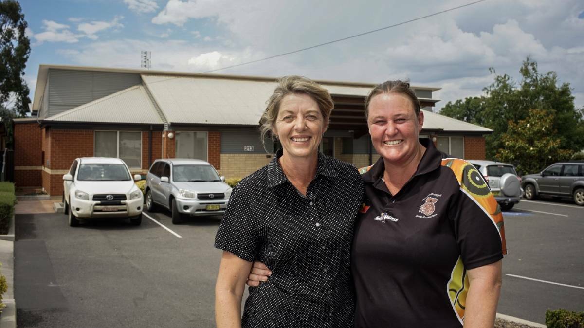 SERVICES: Armajun Aboriginal Health Service practice manager Sharleen Dodd and registered nurse Abby Croft at Armajun's Armidale location in Rusden Street.