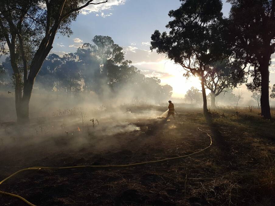 UNSCATHED: Armidale Dumaresq Rural Fire Service escaped the catastrophic conditions in the state but was busy. Photo: Aaron Ray. 