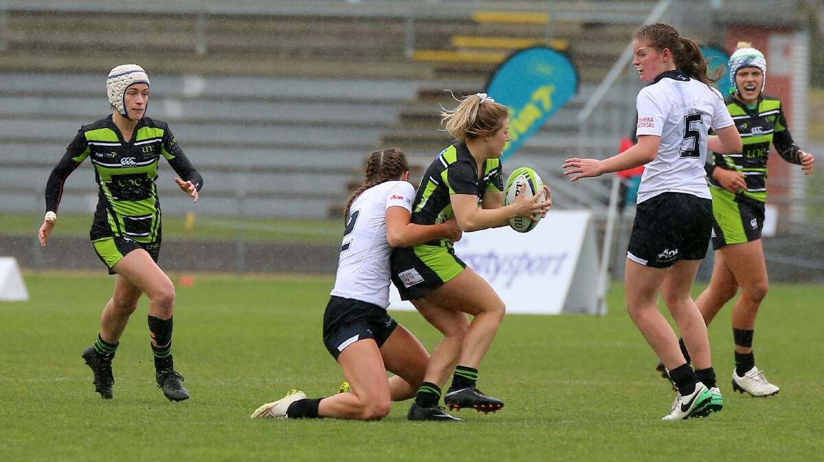 Bea Roberts in action with the UNE Lions.