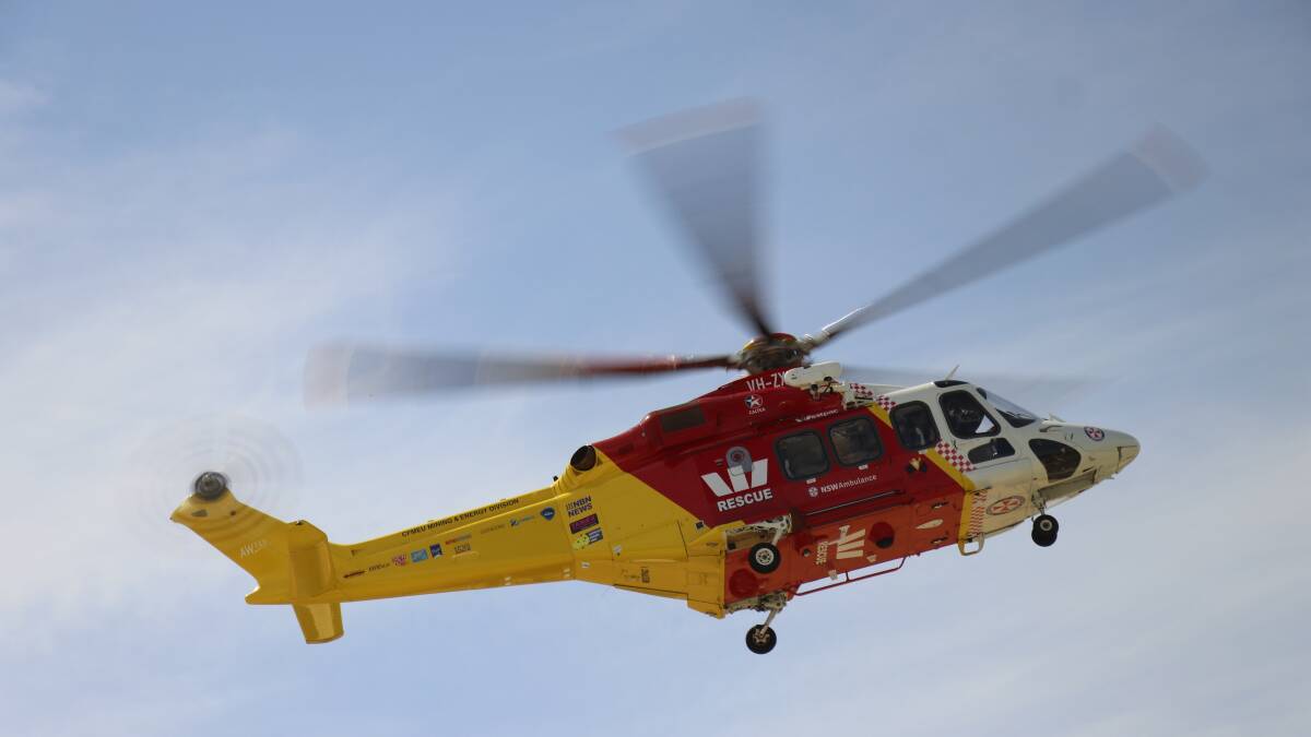 Guyra man airlifted to hospital after vehicle rollover