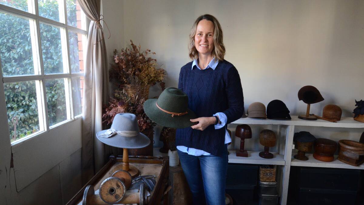 Milliner Fiona Schofield had a massive response after she was featured in the Buy from the Bush initiative. Photo: JUDE KEOGH