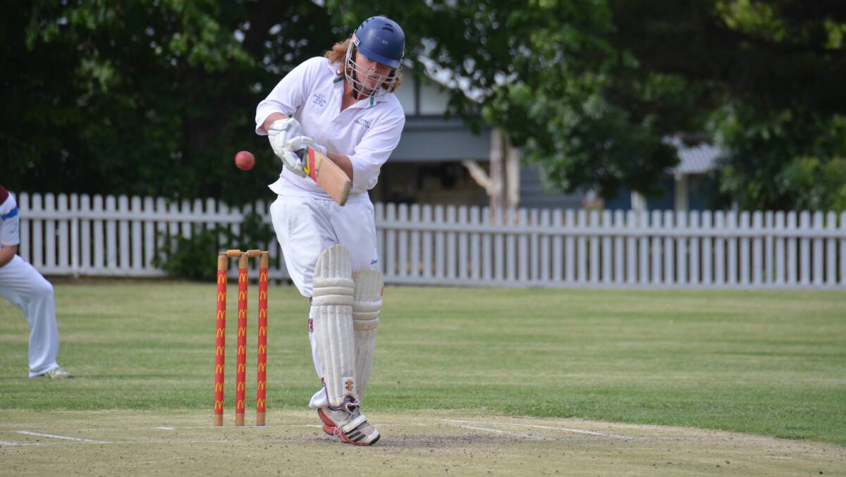 CONTRIBUTION: Guyra's Charlie White scored 29 with the bat. 
