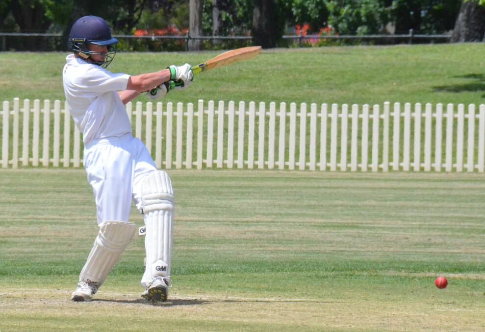 TOP EFFORT: BJ Cameron was the highest scorer of the Guyra versus Ex-Services game on Saturday. 