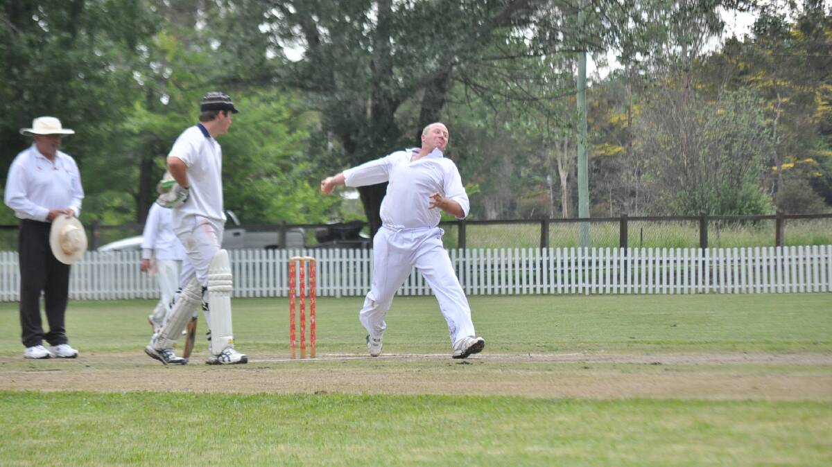 BACK IN FORM: Mitch Woods was back for Guyra against Hillgrove and put in a solid all-round performance including 22 runs and three wickets. 
