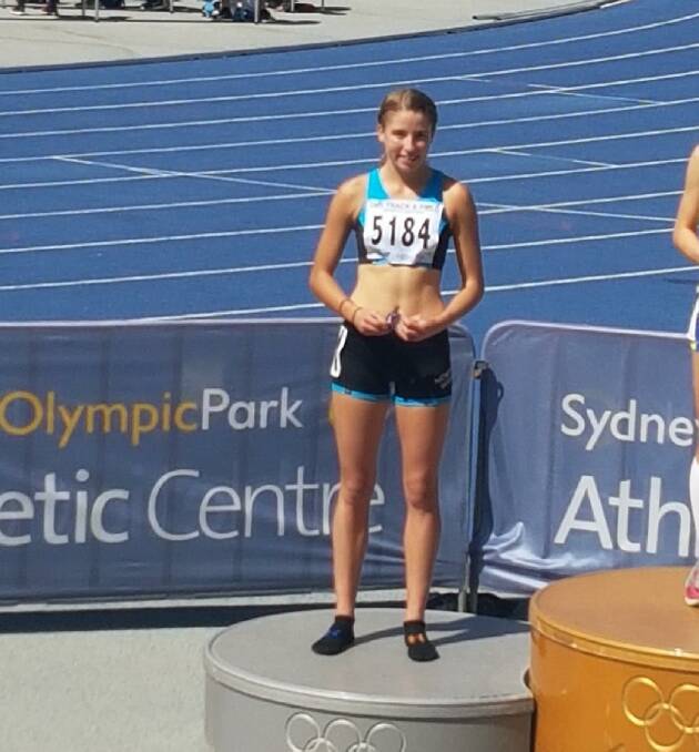 SUPERSTAR: No stranger to a podium finish, Kelsie Youman picked up two more medals from her races at the CHS event in Sydney. 