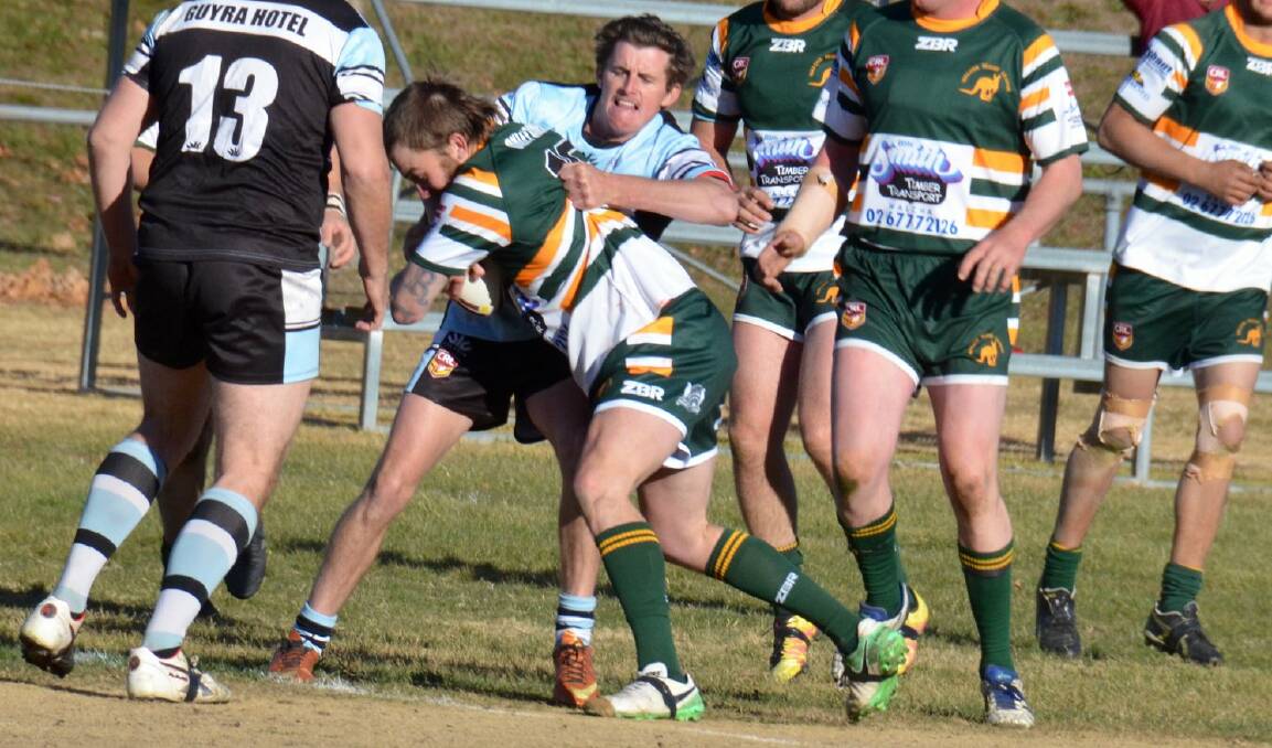 COMEBACK: Ben Green returned to the rugby league field on Sunday after suffering a harrowing leg injury last year. 