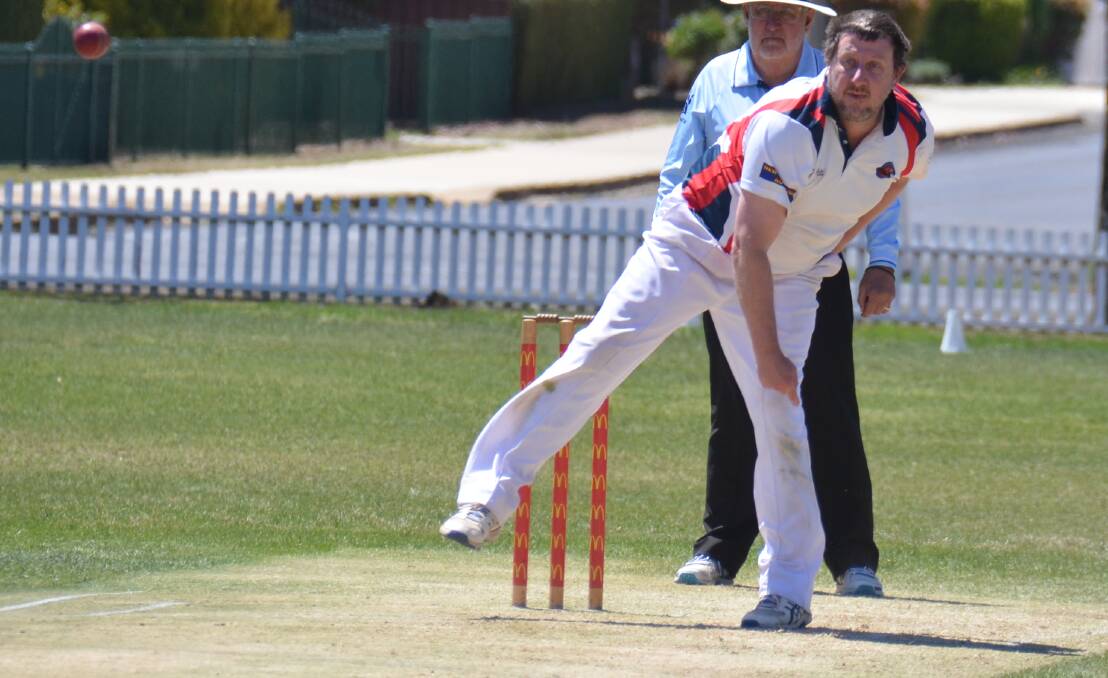 ALL-ROUNDER: Guyra's Matt Finlay scored 48 with the bat and nabbed a five-fa with the ball. 