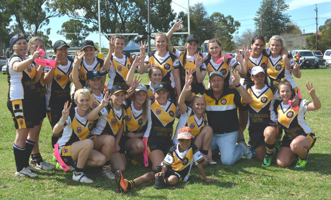 HAT-TRICK: Tenterfield Tigers' league tag side won three premierships in a row after they defeated Wallangarra in Saturday's grand final.