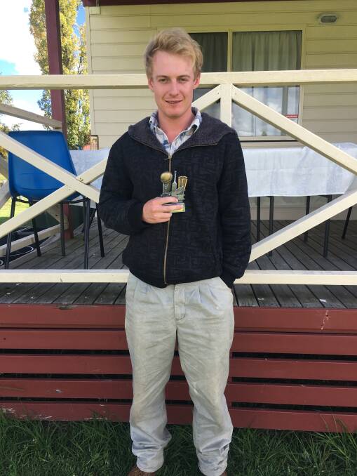 STANDOUT: Shane Wolfenden was one of Guyra's cricketers honoured at the association's presentation day on Sunday, April 9. 