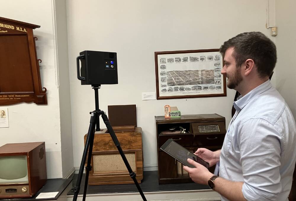 A 360 degree camera on loan from NERAM has allowed the Armidale Folk Museum to create a virtual tour of its displays as part of 90th anniversary celebrations. Picture supplied. 