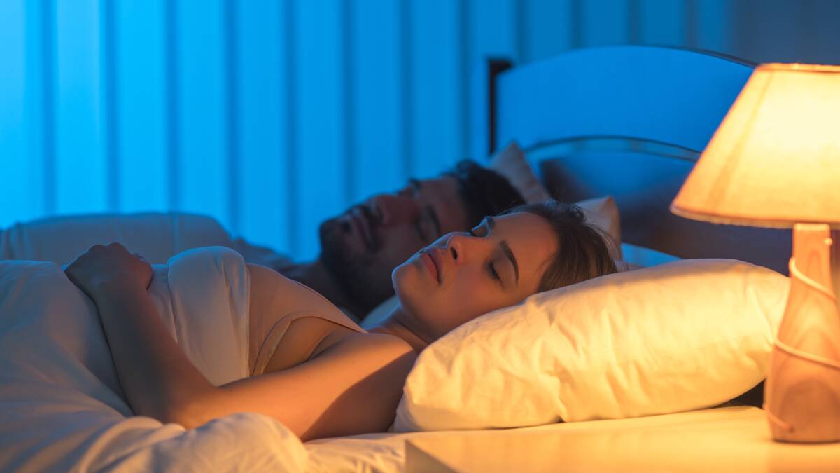 Set lights to red tones in the evening as it helps you get to sleep by aiding melatonin production.