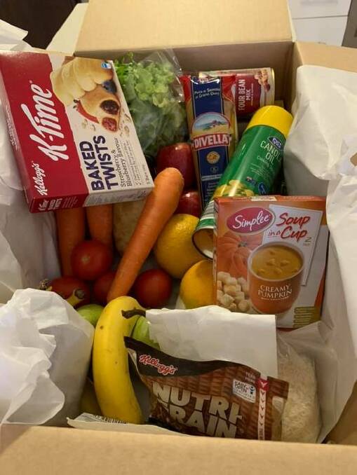 ACT Health's supply while in quarantine at the Pacific Apartments in Canberra. Quarantiners could also order $270 worth groceries and have $60 of Deliveroo.