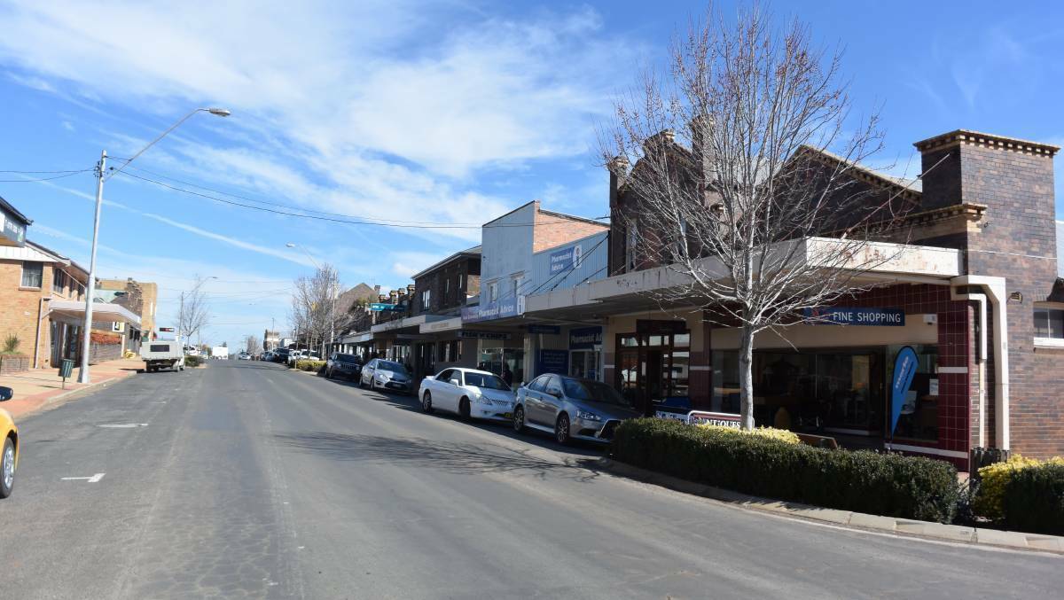 EXCEEDS BUDGET: Bradley Street Guyra is due for a revised makeover after the designs blew the budget. 