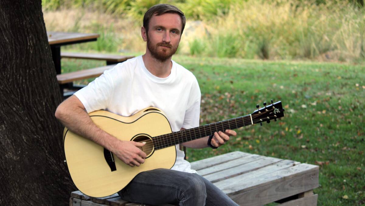 COOL TUNES: Guitarist Matt Nolan will perform Celtic songs on his guitar at this year's much anticipated St Patrick's Day themed Autumn Festival. Photo: Madeline Link.
