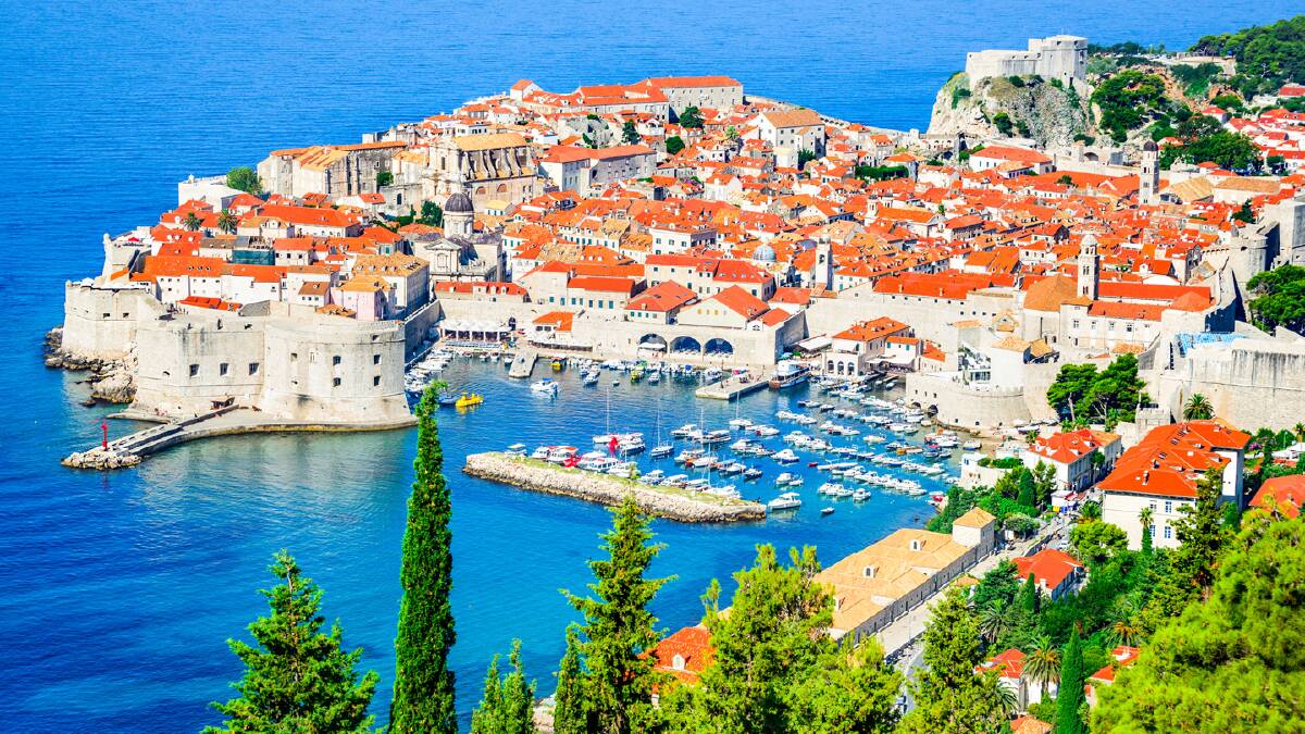 Picturesque: Dubrovnik's old town has served as the backdrop for many films and television shows.