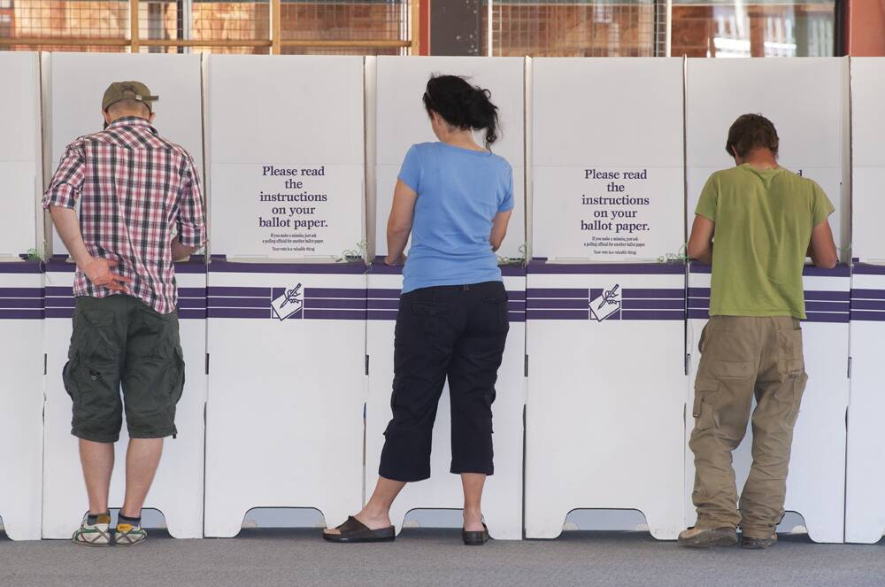 Over and done with: Millions of Australian voters have taken the option to pre-poll this federal election. It may not be possible to get a result on election night as the pre-polls will be counted last.