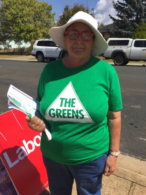 Myra Burgess (Greens). Photo - Nicholas Fuller