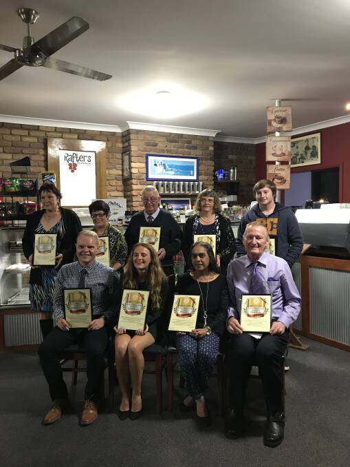 See photos of outstanding employees at Guyra Rotary awards night